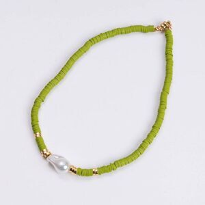 Luv Aj Seville Pearl Necklace - Green